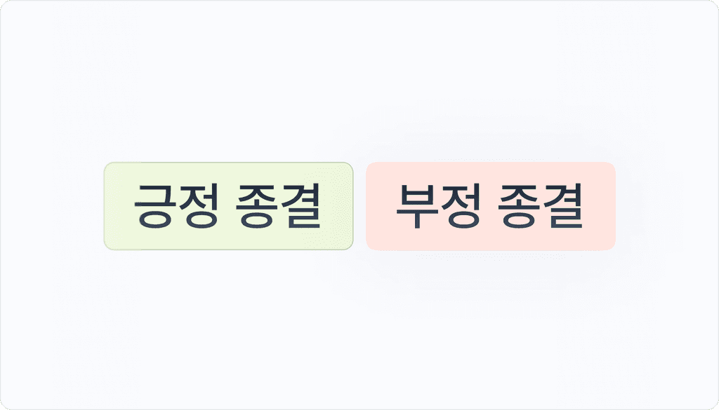 종결 감정 분석