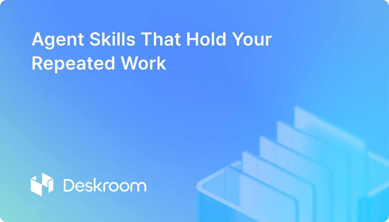 Agent Skills That Hold Your Repeated Work